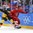 GANGNEUNG, SOUTH KOREA - FEBRUARY 25: Mikhail Grigorenko #25 of the Olympic Athletes from Russia and Germany's Christian Ehrhoff #10 battle for the puck during gold medal game action at the PyeongChang 2018 Olympic Winter Games. (Photo by Andre Ringuette/HHOF-IIHF Images)

